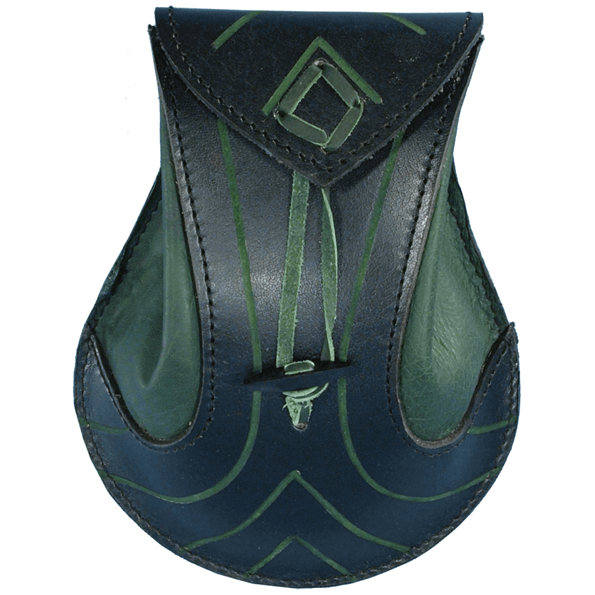 Elven Leather Pouch green