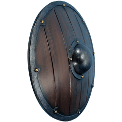 Shield angled view